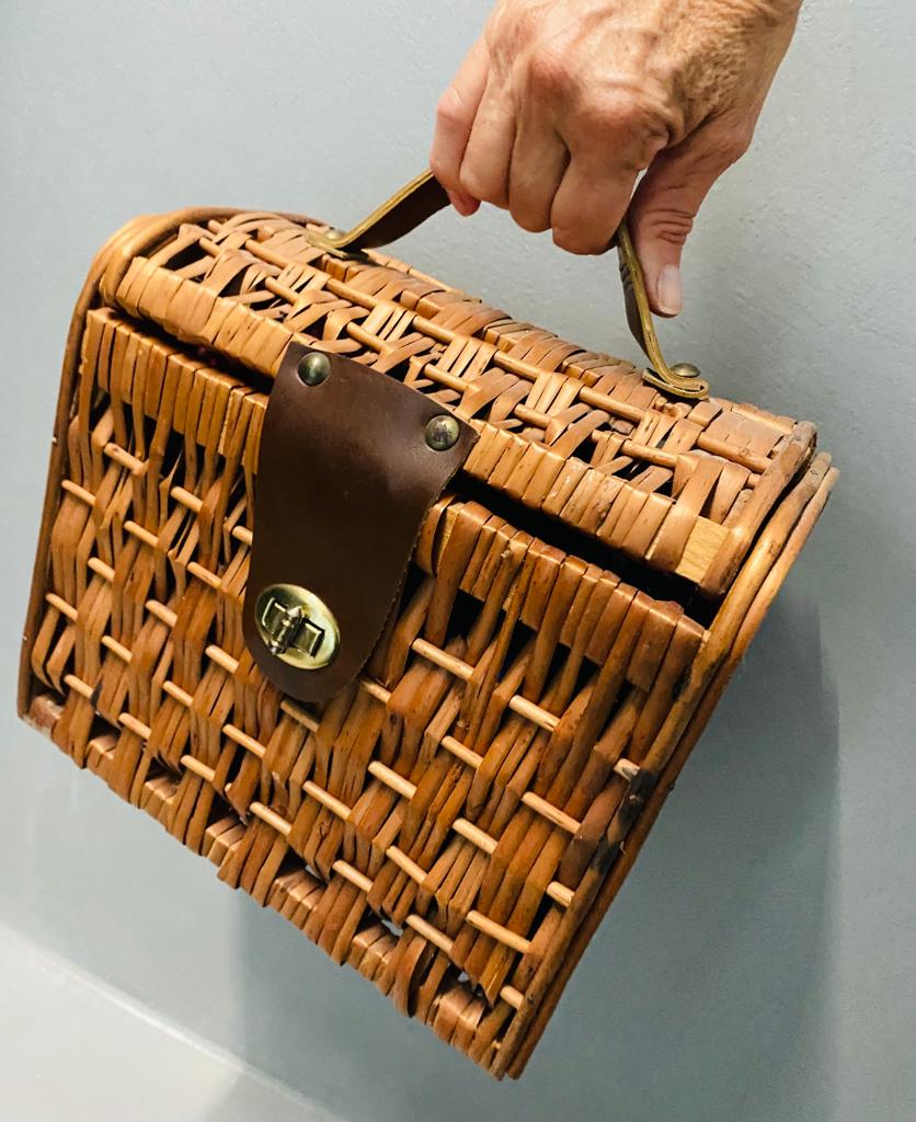 Trachten Tasche Aus Korbgeflecht Korbtasche, Moderne Filztasche, Gefilzte  Tasche